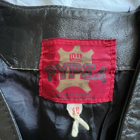 Black leather vest - Picture 3 of 3